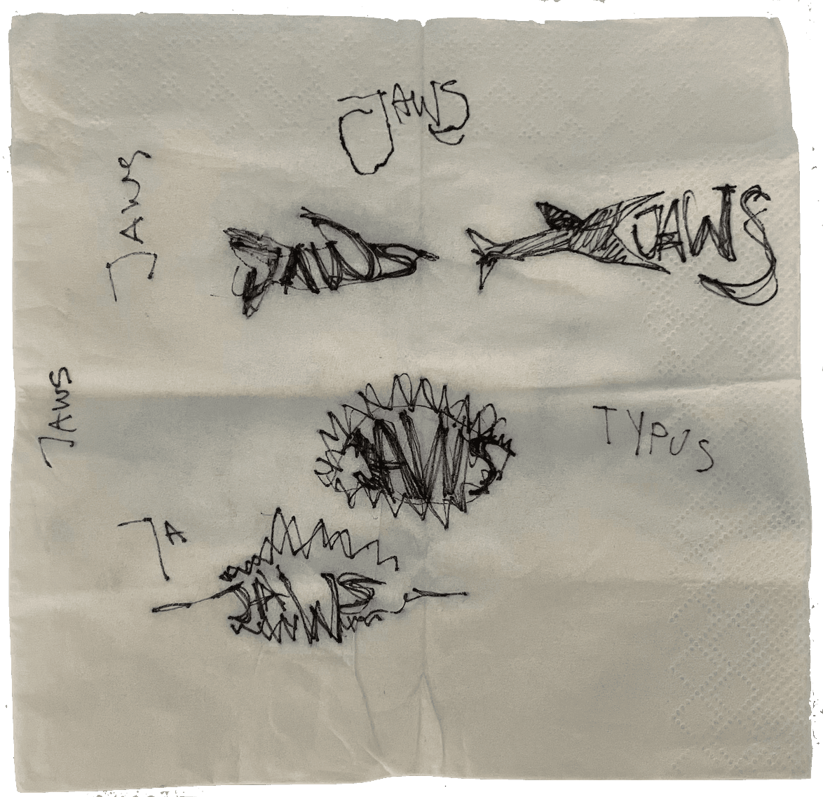 Nächtliche Skizzen zu Jaws, 2025 (Bode Galerie)