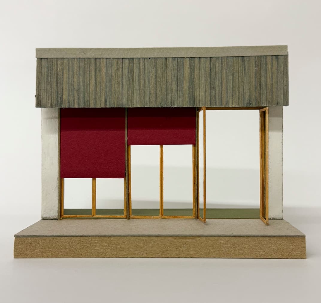 Fassadendetail, Modell 1:50