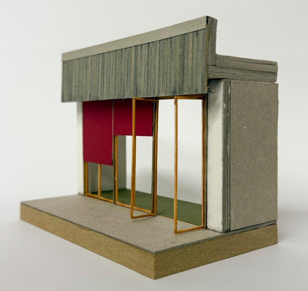 Fassadendetail, Modell 1:50