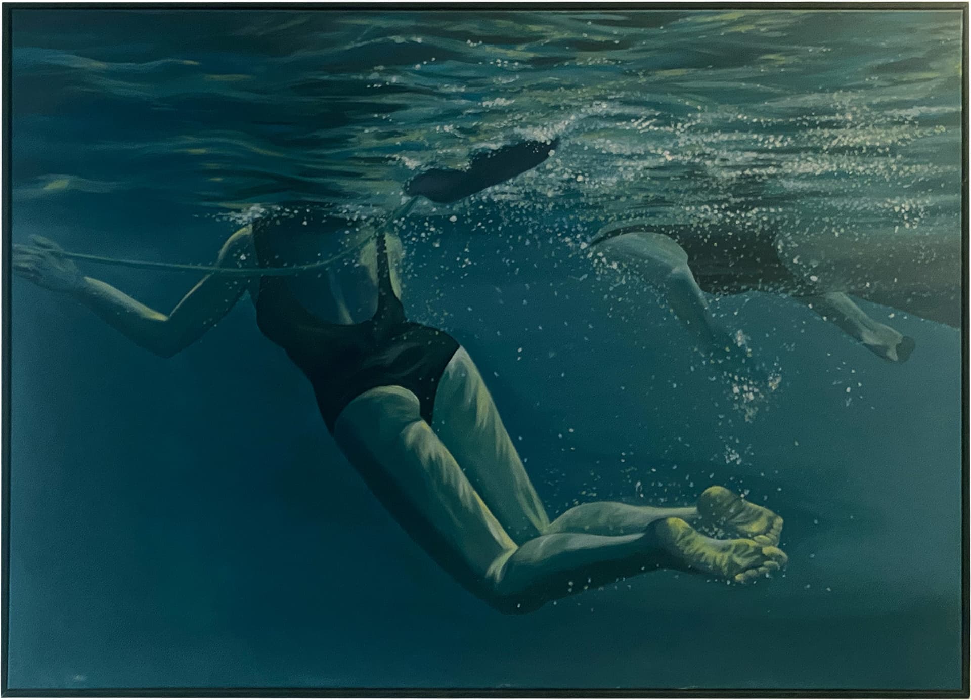 Unterwasser, 2020, Acryl auf Leinwand, 100cmx140cm